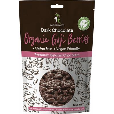 Dr Superfoods Goji Berries Organic - Dark Chocolate 125g