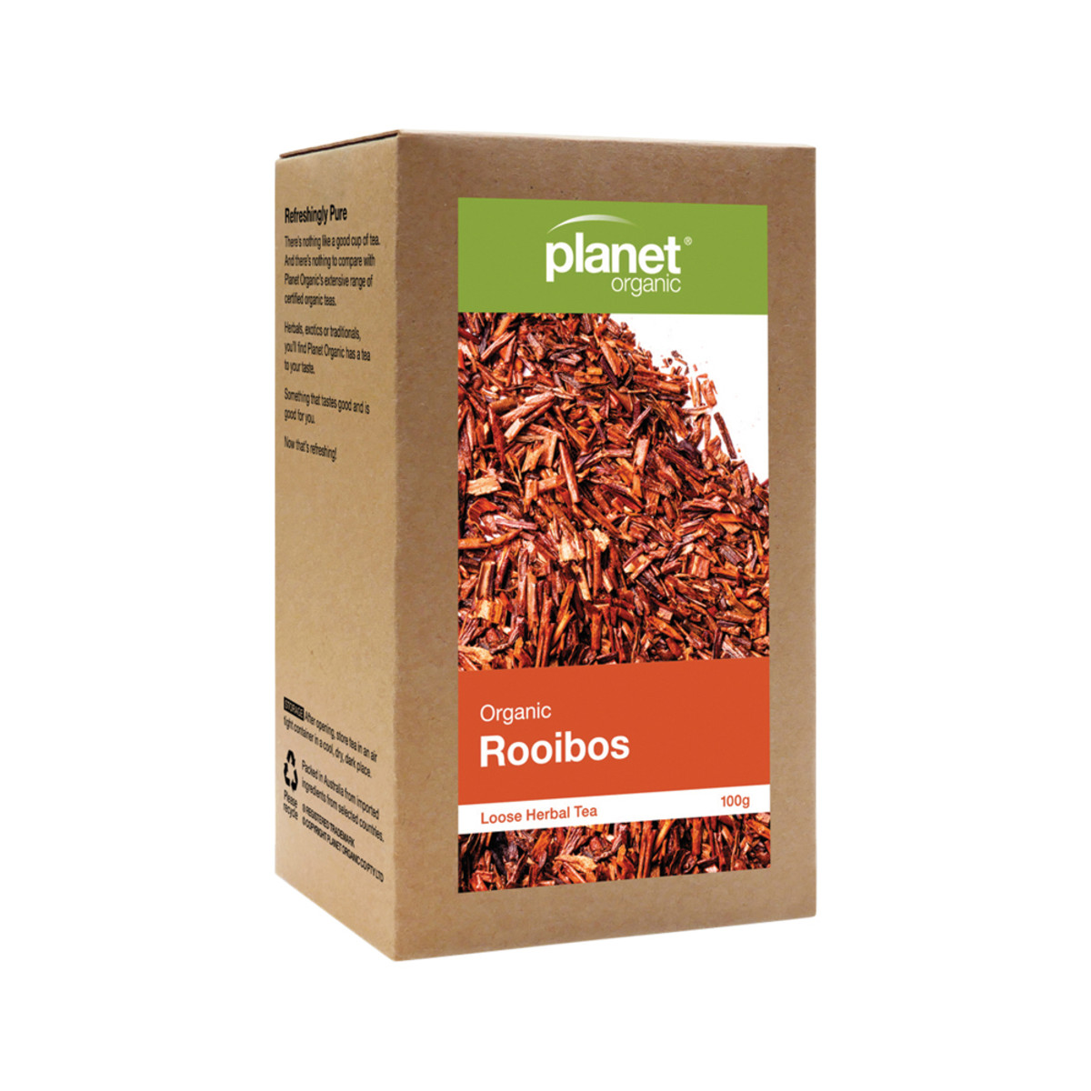 Planet Organic Organic Herbal Tea Rooibos Loose Leaf 100g