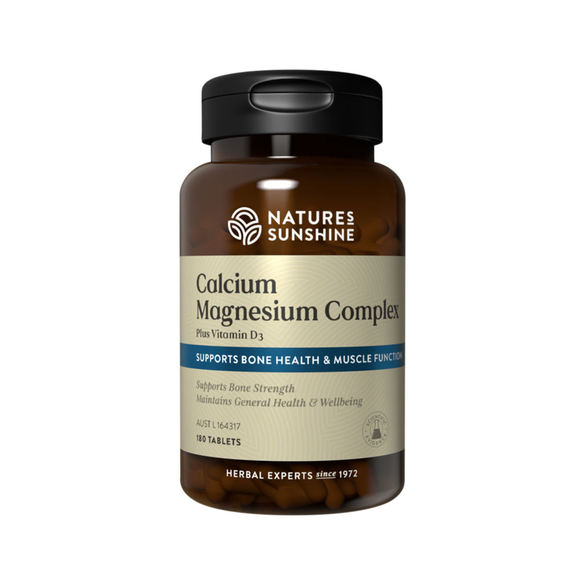 Nature's Sunshine Calcium & Magnesium Complex Plus Vitamin D3 180t