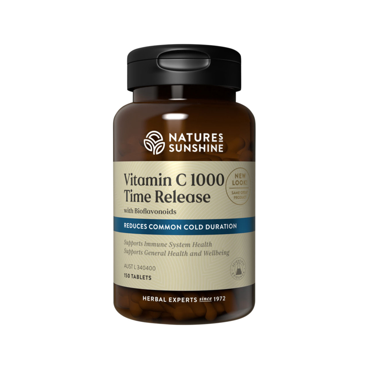 Nature's Sunshine Vitamin C 1000 Timed Release (with Bioflavonoids) 150t