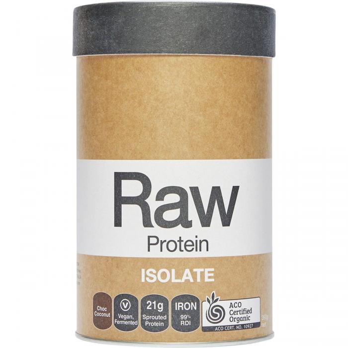 Raw Protein Isolate Choc Coconut 390g - Click Image to Close