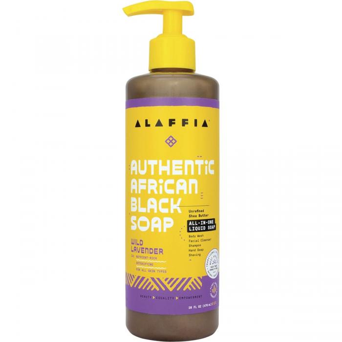 African Black Soap All-In-One Wild Lavender 476ml - Click Image to Close
