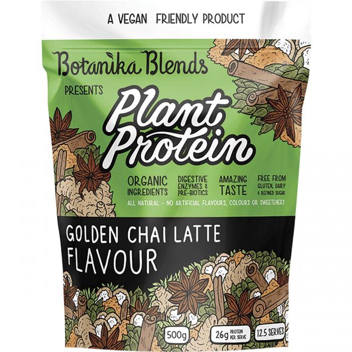 Plant Protein Golden Chai Latte 500g - Click Image to Close