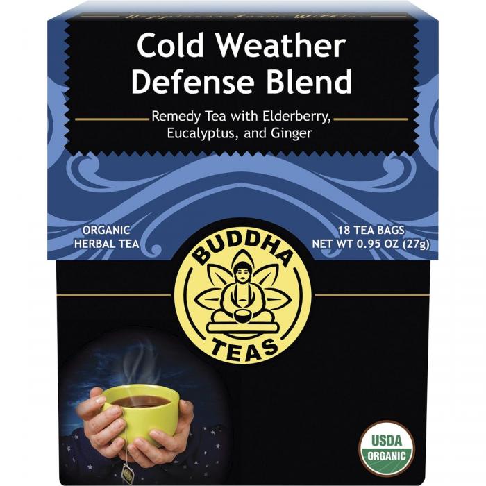 Organic Herbal Tea Bags Cold Weather Defense Blend 18pk - Click Image to Close