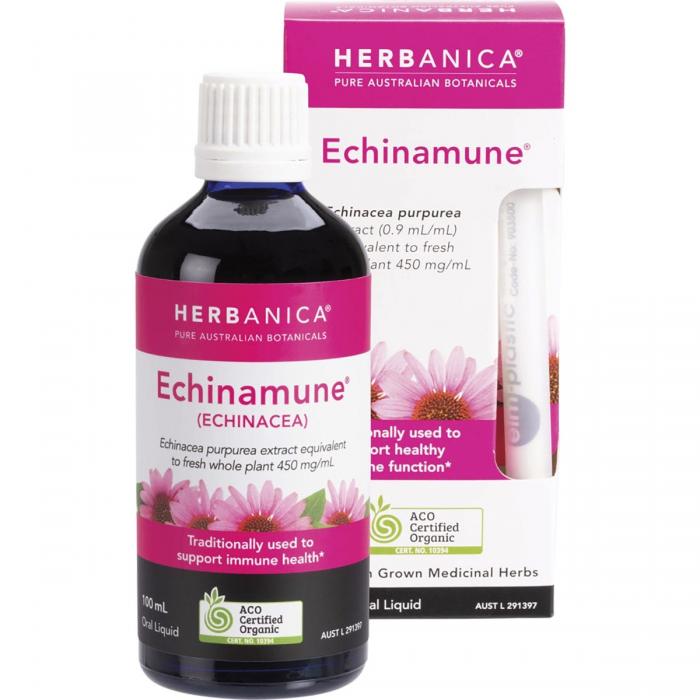 Herbanica Herbal Tincture Echinamune Echinacea 100ml - Click Image to Close