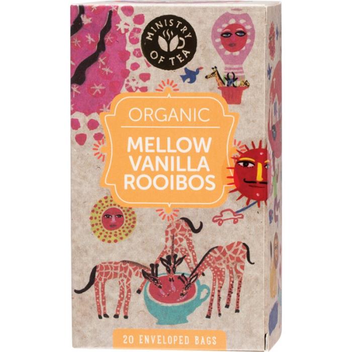 Ministry Of Tea Herbal Tea Bags Mellow Vanilla Rooibos 20