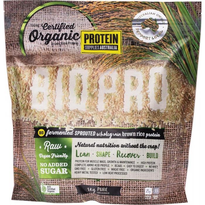 Protein Supplies Australia BioPro (Sprouted Brown Rice) Pure 1kg