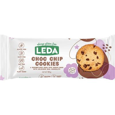 Leda Choc Chip Cookies 8x155g