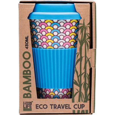 Luvin Life Bamboo Cup Hoops 430ml