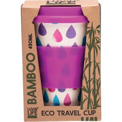 Luvin Life Bamboo Cup Raindrops 430ml