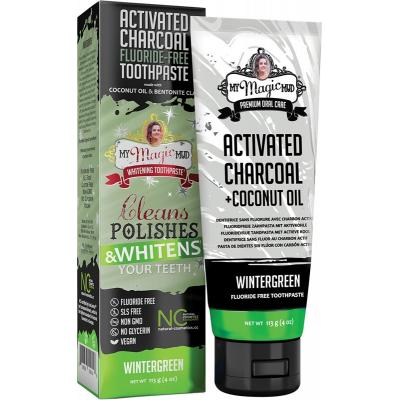 My Magic Mud Activated Charcoal Toothpaste Wintergreen 113g